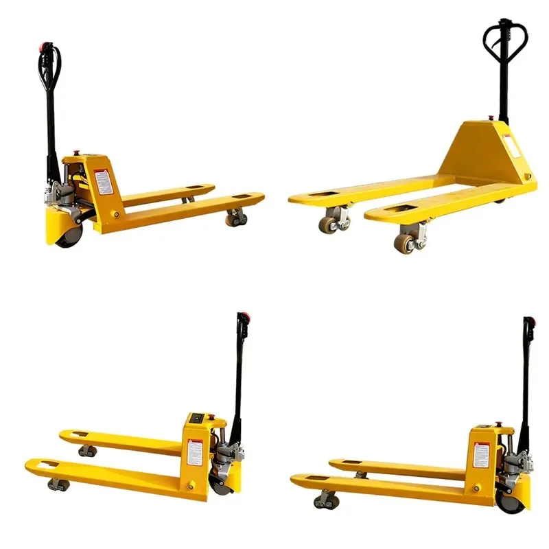Forklift Semi Electric Pallet Jack Electronic Pallet Truck