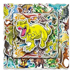 50Pcs Little Dinosaur Series Cartoon Cute Waterproof Sticker Skateboarding Snowboard Retro Vinyl Sticker