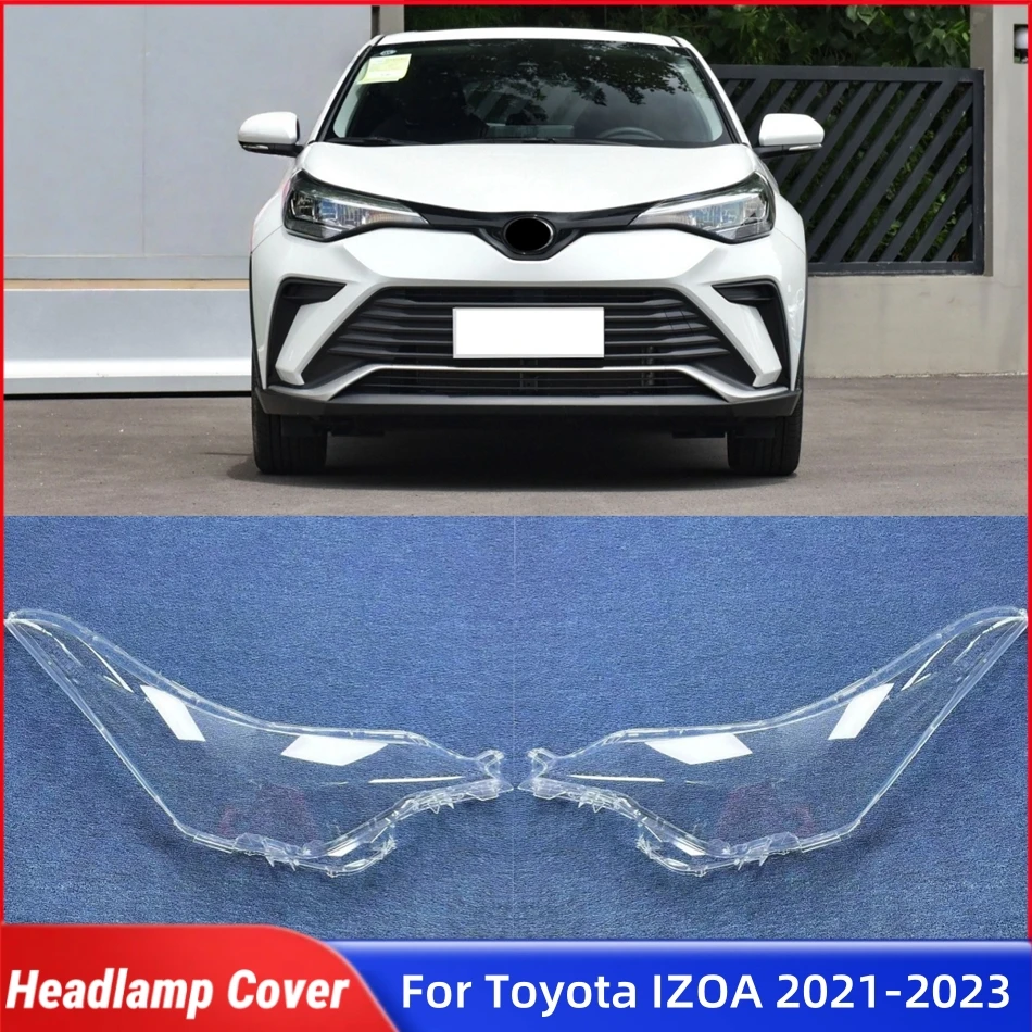 

For Toyota IZOA 2021 2022 2023 Car Gadgets Lampshade Headlamp Car Front Headlight Lens Cover Lights Shell