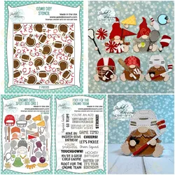 Sport Add Ons Root for the Gnome Team Metal Cutting Dies Stamps Stencil Scrapbook Diary Decoration Embossing Template DIY Card