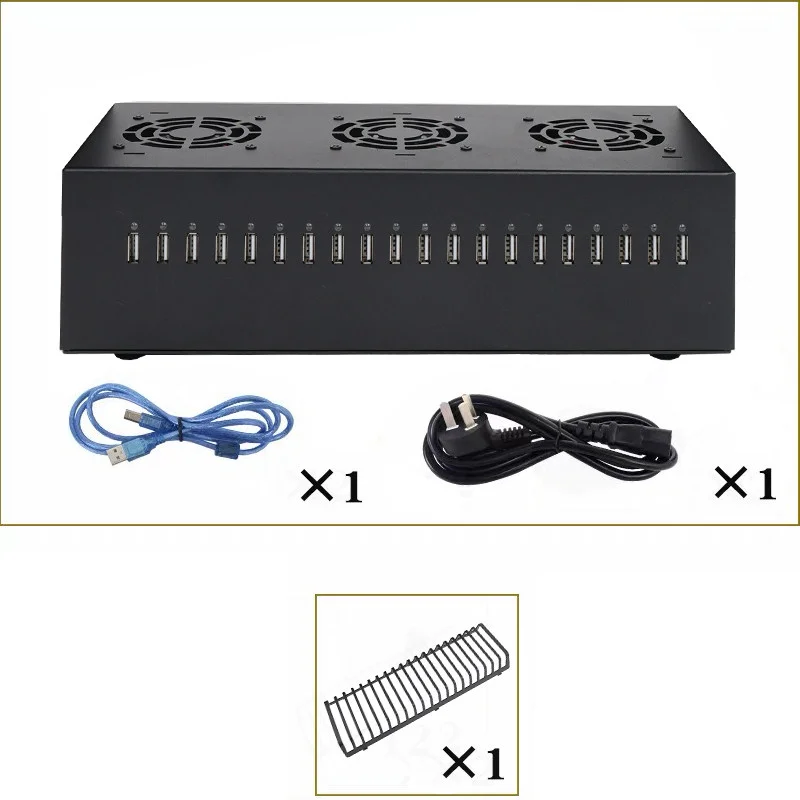 20 Ports Box Phone Farm USB Hub Android Control Box Batch Synchronization Control Unified Management Smartphones