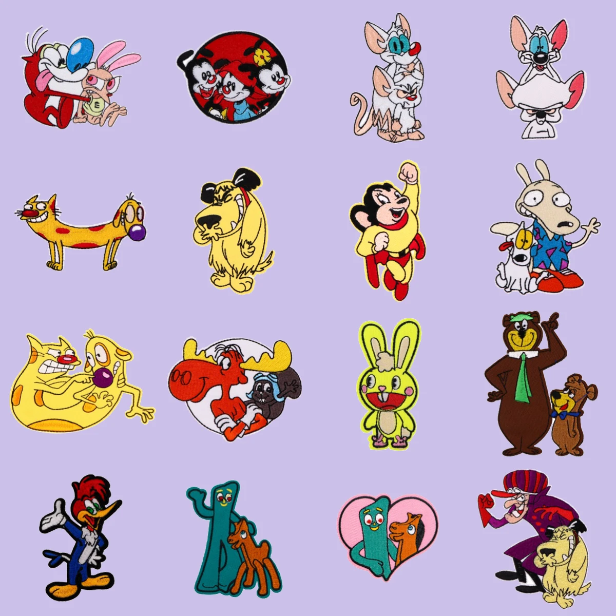 

Cartoon Animal Embroidered Patch for Clothing Jackets Thermoadhesive Patch DIY Iron on Patch Applique Sticker Accessories