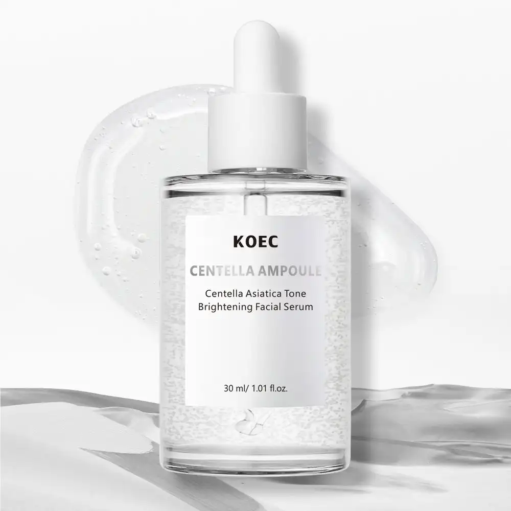 30ml koec centella ampola cica tom iluminando soro facial hidratante mesmo tom de pele niacinamida ácido tranexâmico vitamina c