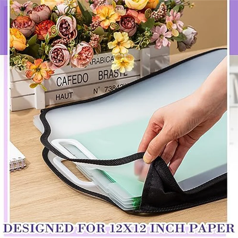 عملي-12 قطعة منظم تخزين الورق مثير مؤشر العلامات 31X32 سنتيمتر بولي كلوريد الفينيل لفواصل صندوق التخزين سجلات الفينيل