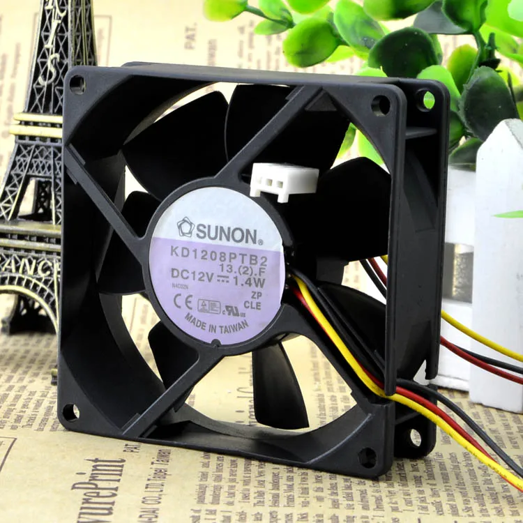 

НОВЫЙ ОРИГИНАЛЬНЫЙ KD1208PTB2 12 В 1,4 Вт 8025 80*80*25 мм 8 см ОХЛАЖДАЮЩИЙ ВЕНТИЛЯТОР