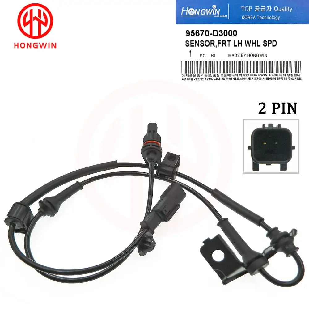 95671-D3000 95670-D3000 95671-F8000 Front Right Left ABS Speed Sensor For Hyundai Tucson 2016-2020 / Kia Sportage 2017-2022 2.0L