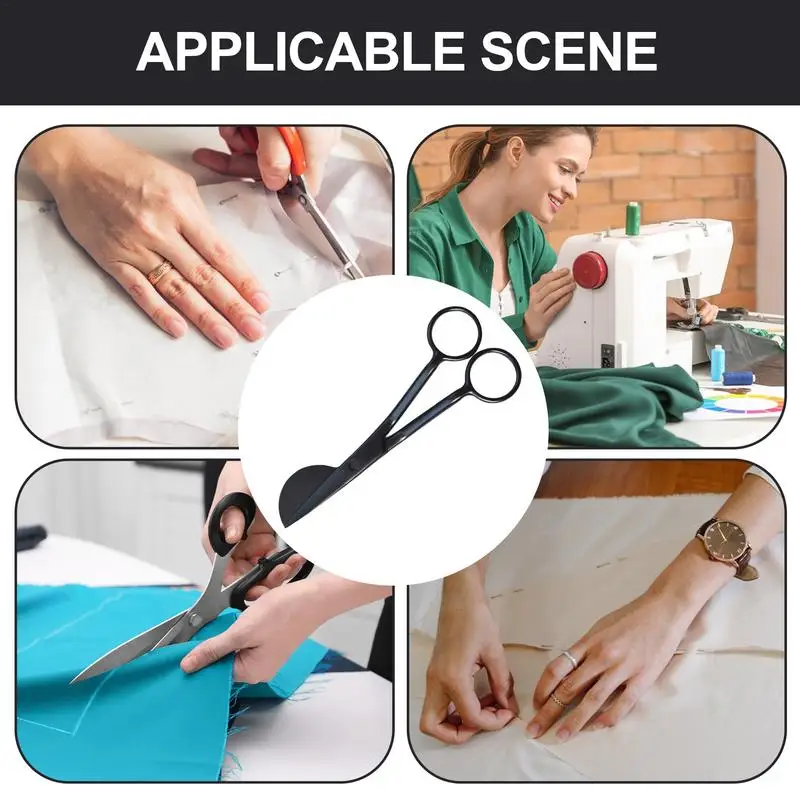 Duckbill Applique Scissors Duckbill Knives Edge Angled Handle Applique Scissors Stainless Steel Duckbill Knives Edge Angled