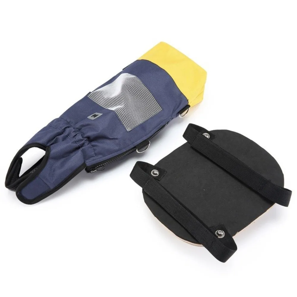 Breathable Pet Towing Bag Pulley Car Wear-Resistant Adjustable Strap Disabled Dog Scooter Comfortable Dog Walking Scooter