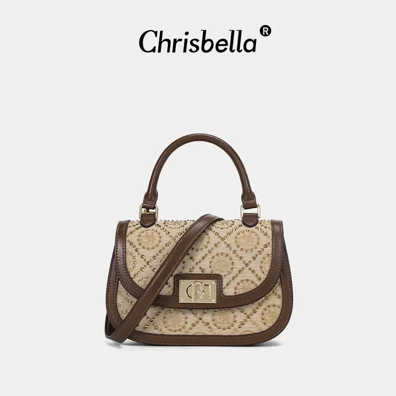 

Жаккардовая сумка Chrisbella со звездой и бриллиантами