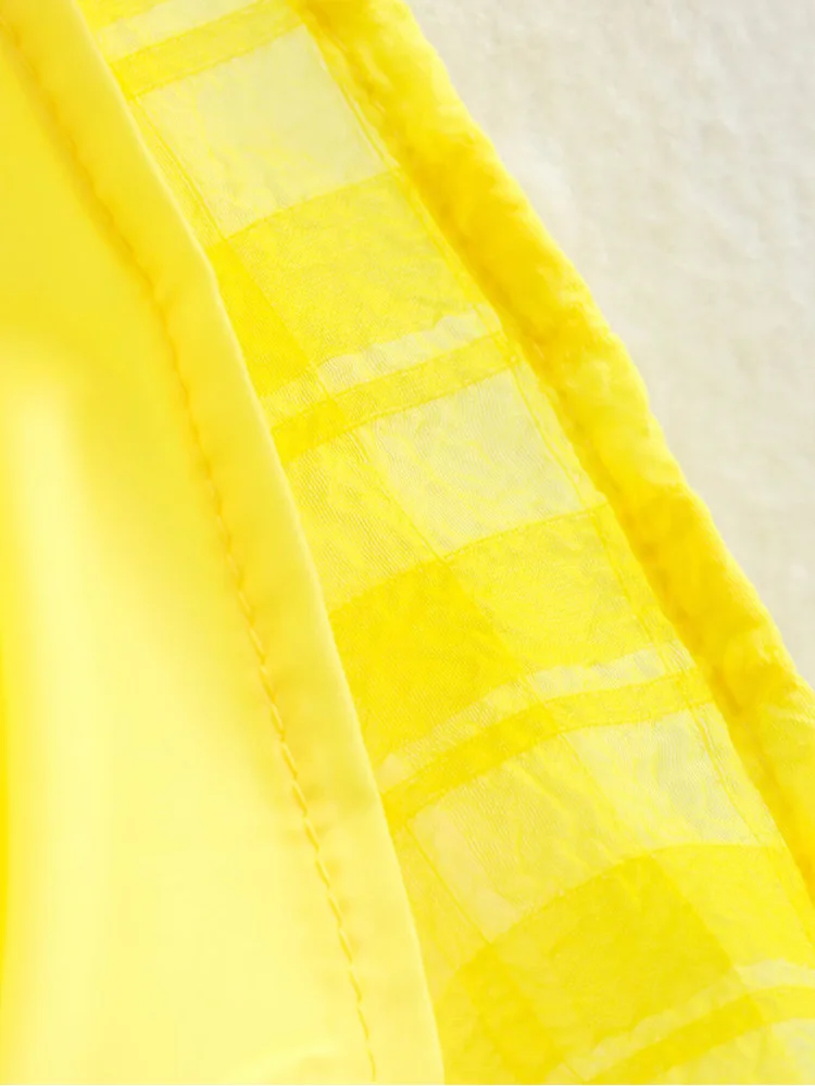 ZAJIA 2025 new women's clothing European and American style fashionable and versatile slim fit V-neck ruffle dress