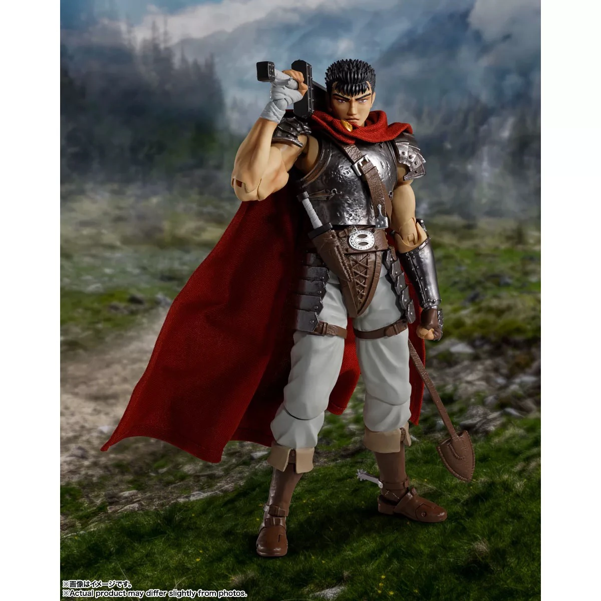 الأصلي بانداي S.H.Figuarts Berserk الشجاعة الفرقة من هوك ألعاب شخصيات الحركة البلاستيكية نموذج جمع أنيمي المشتركة تمثال دمية #3