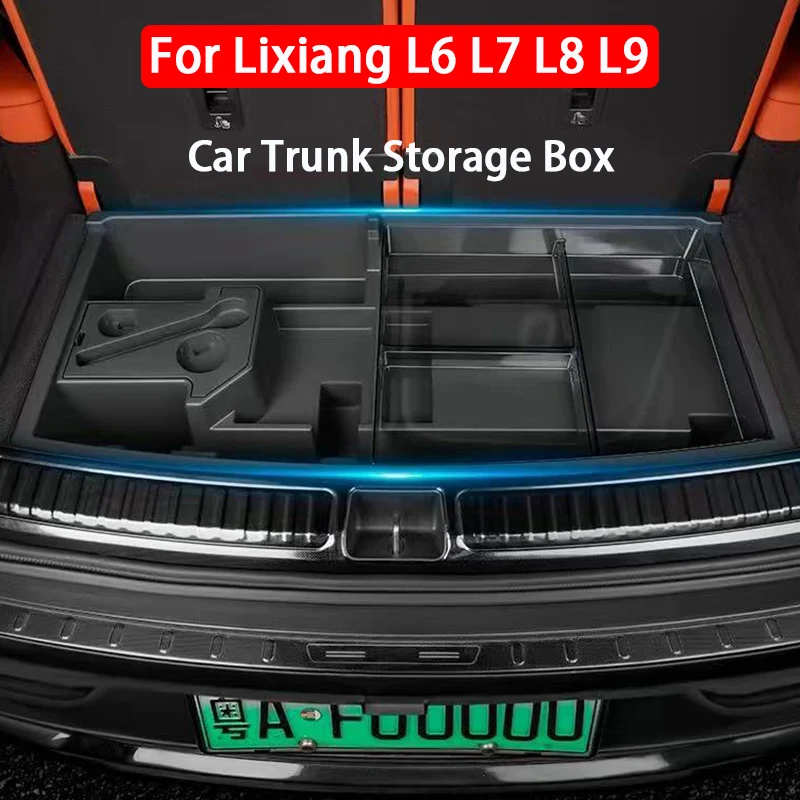 

For Li LiXiang L6 L7 L8 L9 2022-2026 Car Trunk Storage Box Multi Functional Car Hidden Storage Box for Lixiang Series Special
