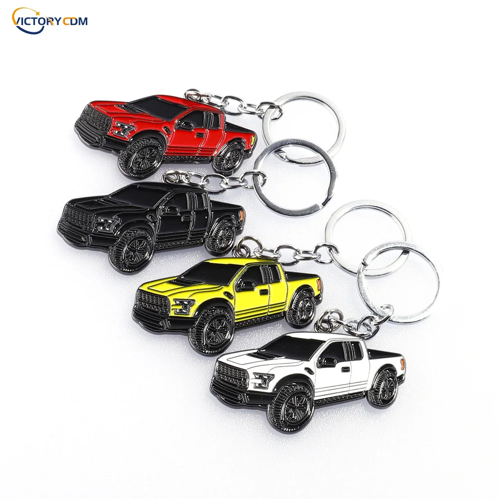 Metal Car Style Keychain Auto Styling Keyring Coupe Exquisite Gift Double Sided VC1604