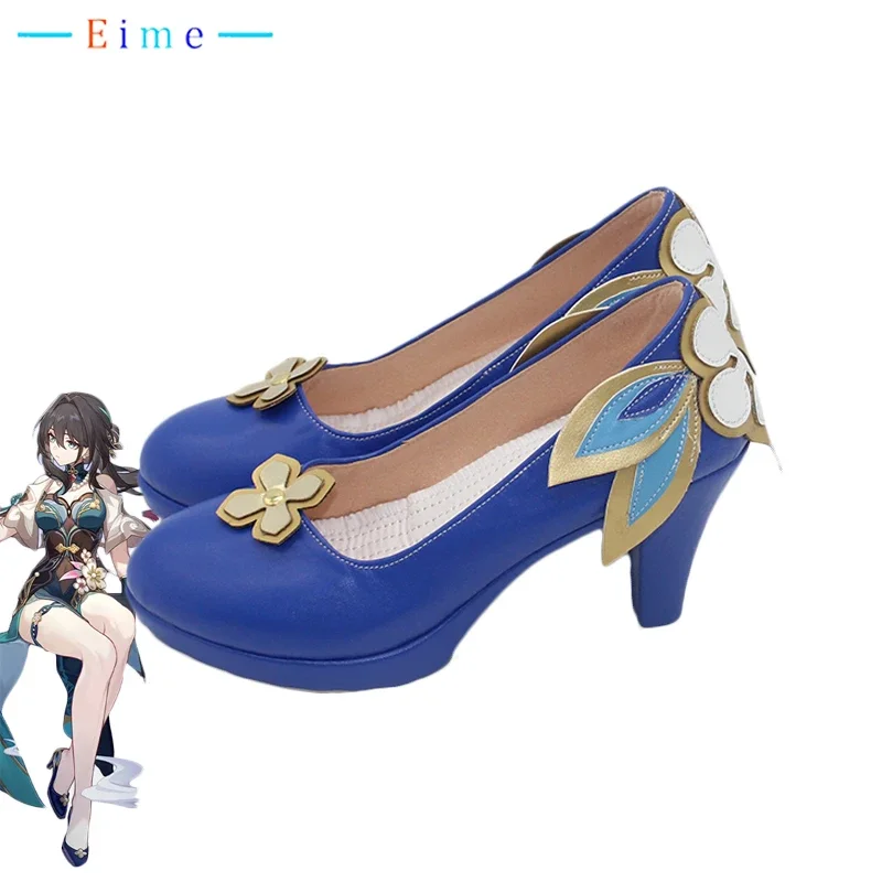 Game Honkai Star Rail RUAN MEL Cosplay Shoes PU Leather Shoes Halloween Carnival Boots Cosplay Props Custom Made