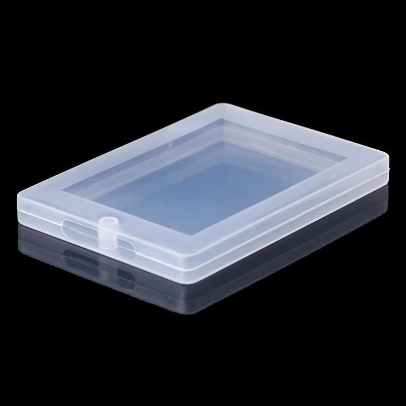 97QC Plastic rectangular transparente transparente almacenamiento almacenamiento recolección contenedores contenedores