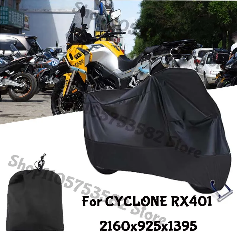 Motorcycle Full Covers For CYCLONE RX401 Car Outdoors Sun Protection Dust No Ear Thickened Oxford Clothcover Accessories