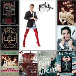 Singer panic at the disco Painting 24x36 Wall Art Canvas Posters room Modern Family bedroom Decoration Art wall decor