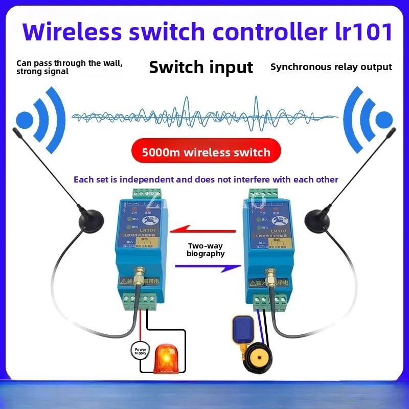 

Wireless Switch Module for Remote Relay & Water Level Control