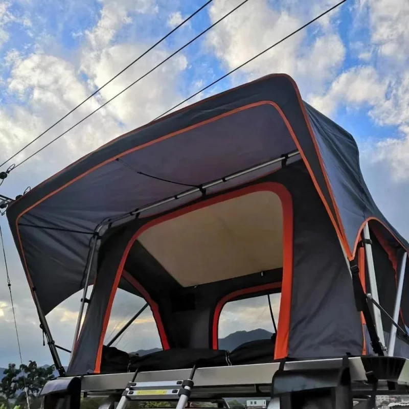 High Quality Aluminum Structure Soft Shell Car Roof Top Tent Outdoor Travel Camping Accessories