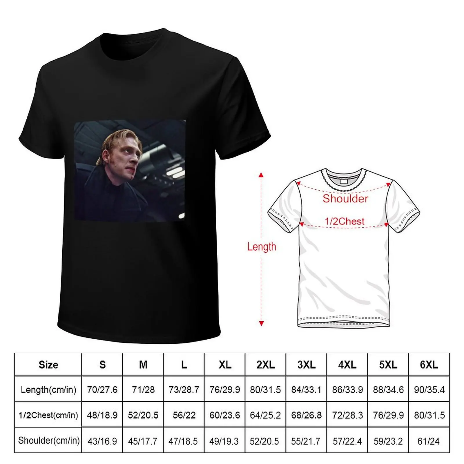 general hux 2 T-Shirt graphic t shirts anime graphic shirts men