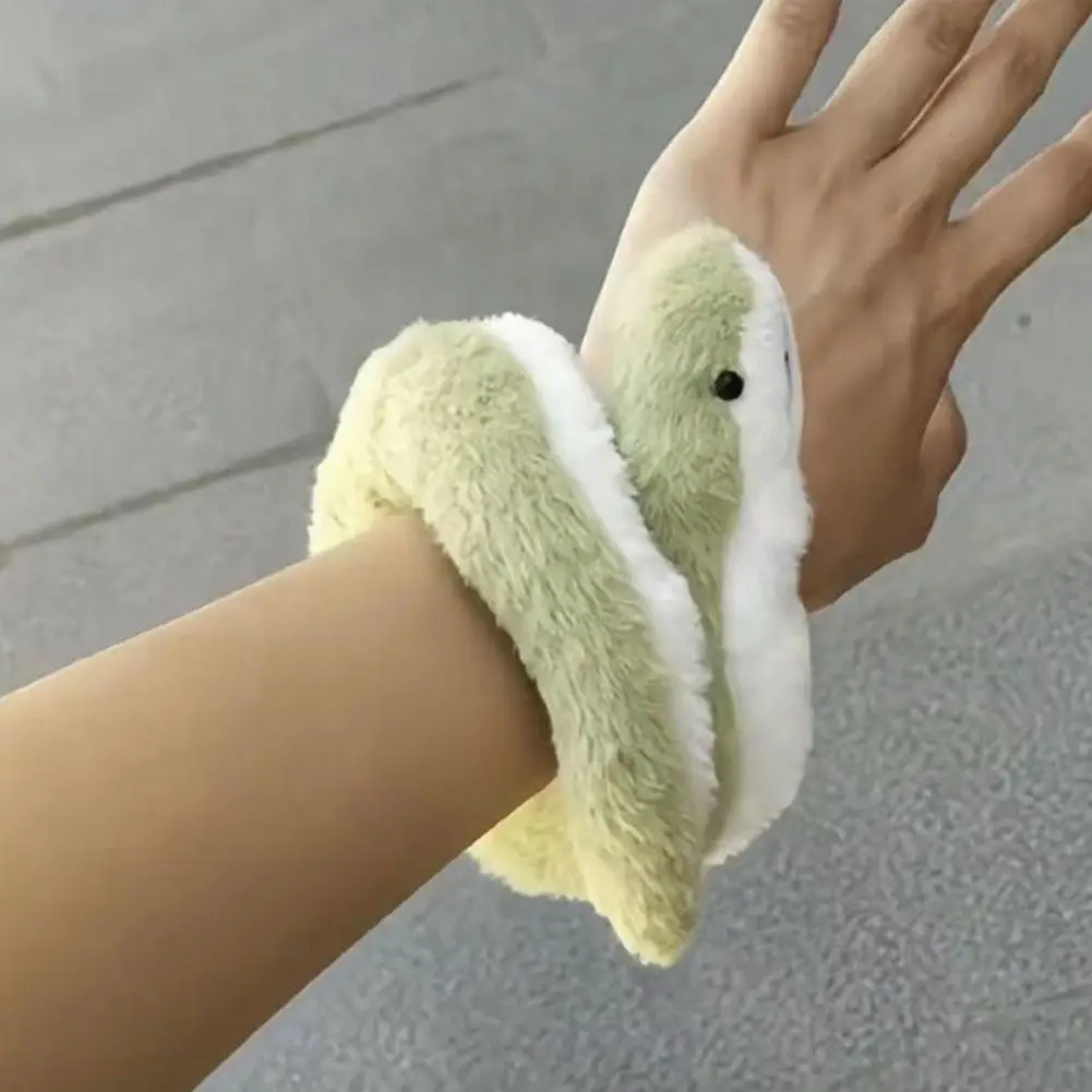 25 New Year Snake Mascot Cute Plush Snake Doll Sofa Living Room Decoration Cartoon Green Snake Soft Children's Gift 20/40CM Toy