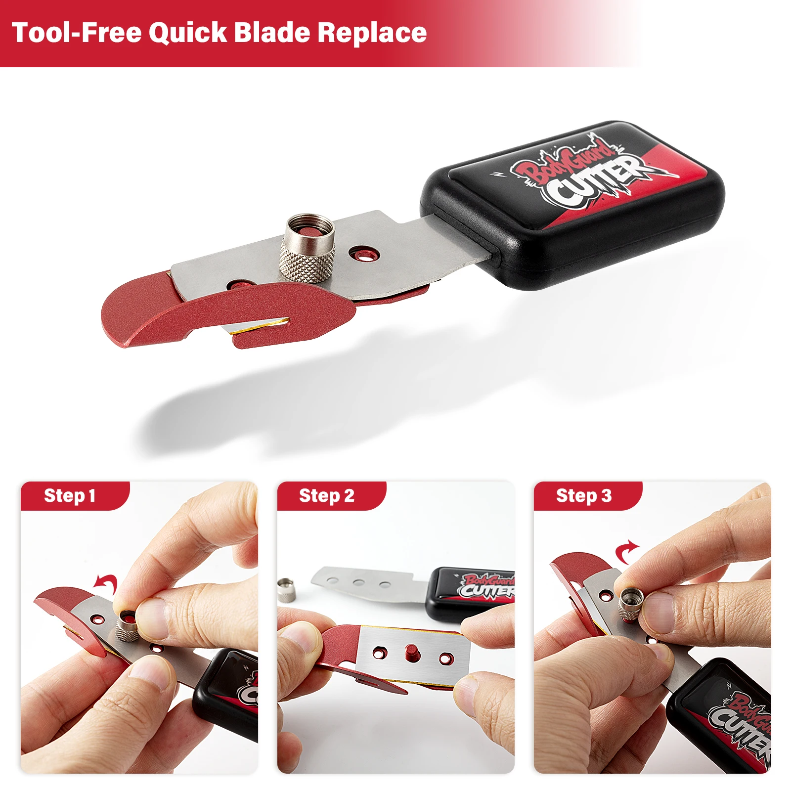 EHDIS Paperback Cutter Vinyl Cutter Wallpaper Decals Stickers Back Slitting Knife Car Wrap Tool Window Tint Film Cutting Knife