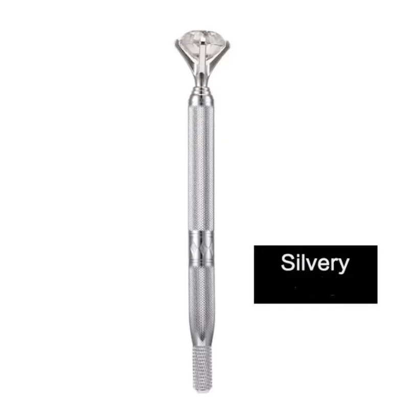 1 قطعة Caneta Tebori Microblading الألومنيوم Sobrancelhas 1 Caneta Tebori Diamante Rose