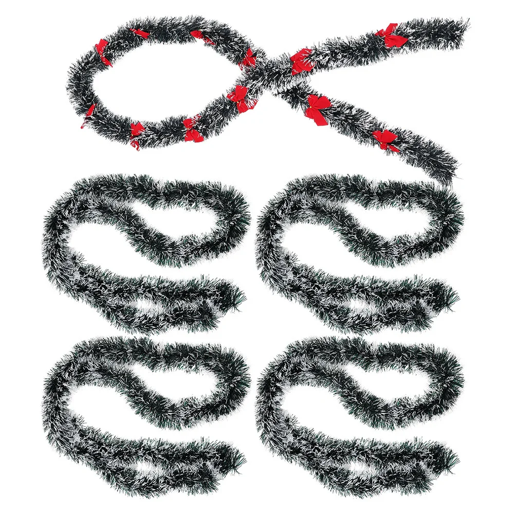 

1Set Xmas Decorative Garland Safe Pet Material for Christmas Party Wall Door Hanging Christmas Garland Decor