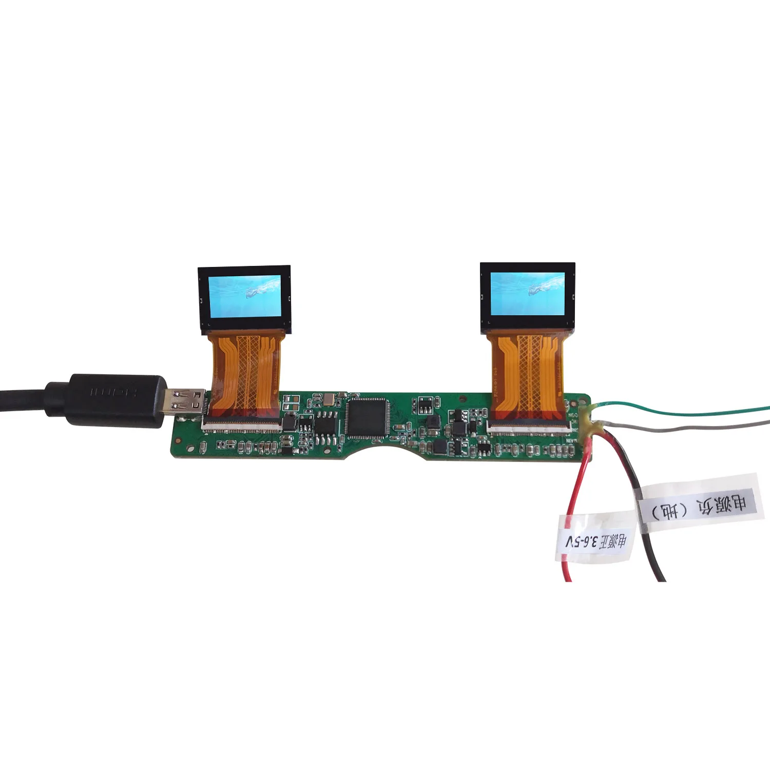Micro Display 0.71 pollici 1920x1080 OLED Dual Eyes Board AR/VR Headset Screen