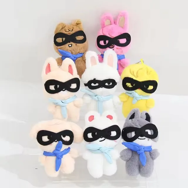 8pcs PILOT5 FM Field Li Longfu Keychain Kawaii Anime Stuffed Animals Plus Toys Gifts 10cm