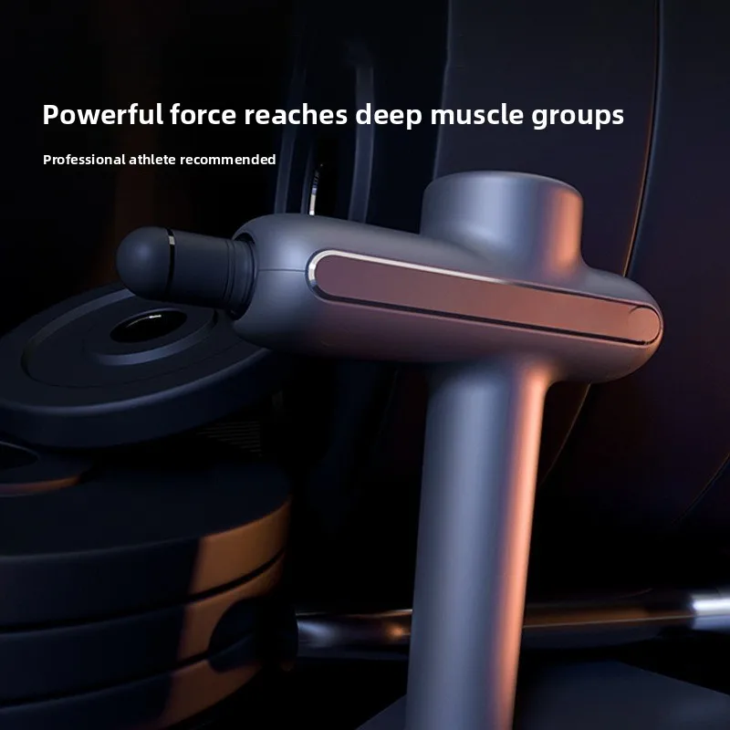 fascia gun sports fitness equipment, muscle relaxation gym massage gun household model silent