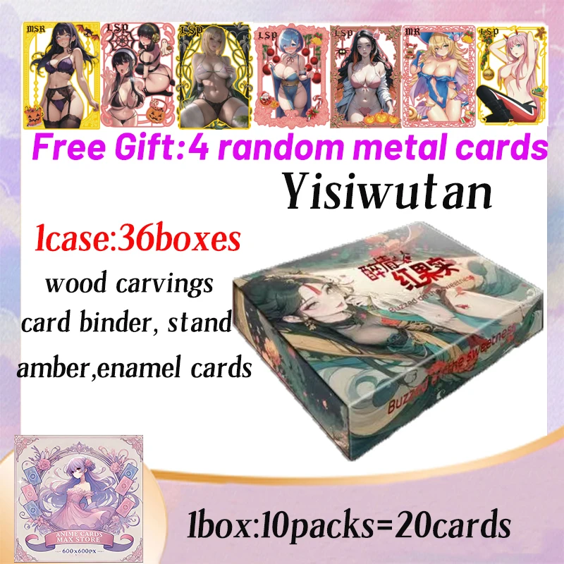 YISIWUTAN Buzzed On The Sweetness Goddess Card Hobby Collectible Waifu Card Game Doujin CCG Booste Box Toy Gifts