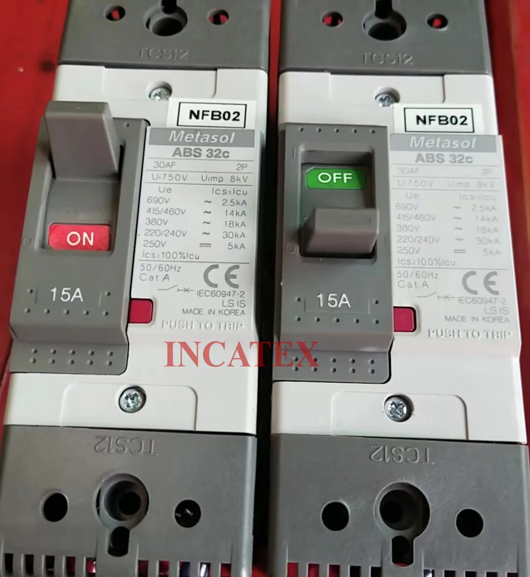 

SWF Sunstar Вышивальная машина Оригинальный инверторный автоматический выключатель Главный выключатель 15A Metasol ABS 32c