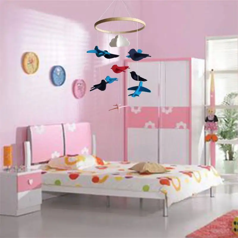 K8GF Bed Baby Hanging Mátono Decoración Cuna hecha a mano Interactive juguete Regalo