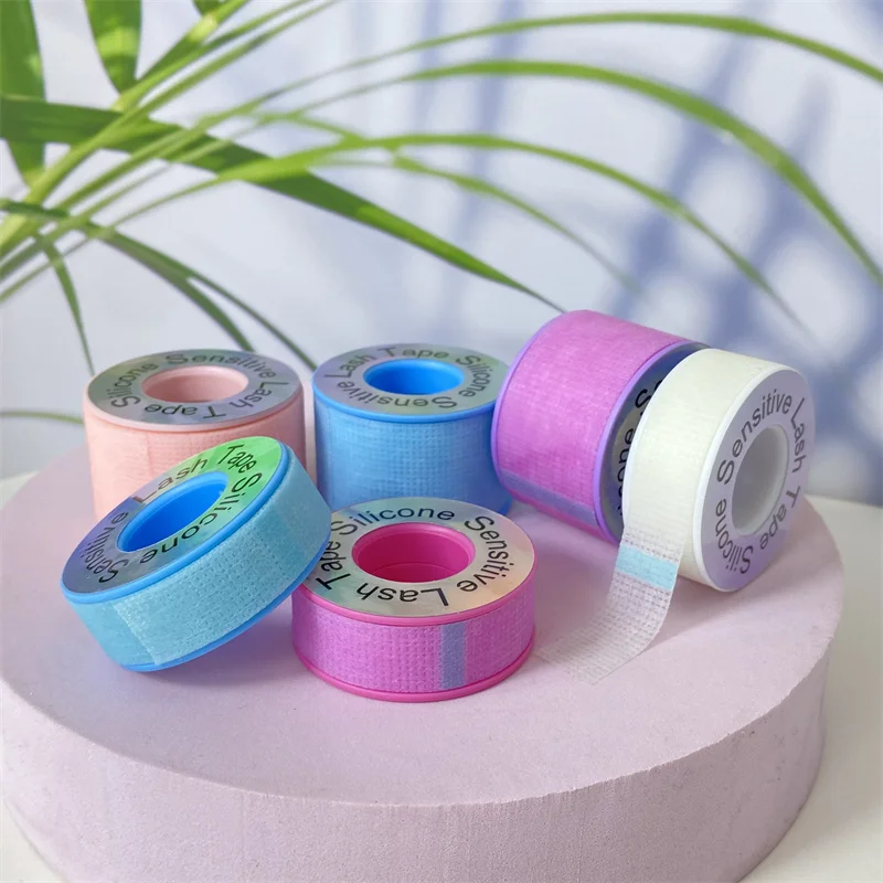 Hot Sale Silicone Gel White Pink Blue Purple Green Sensitive Skin Tape For Eyelash Extension