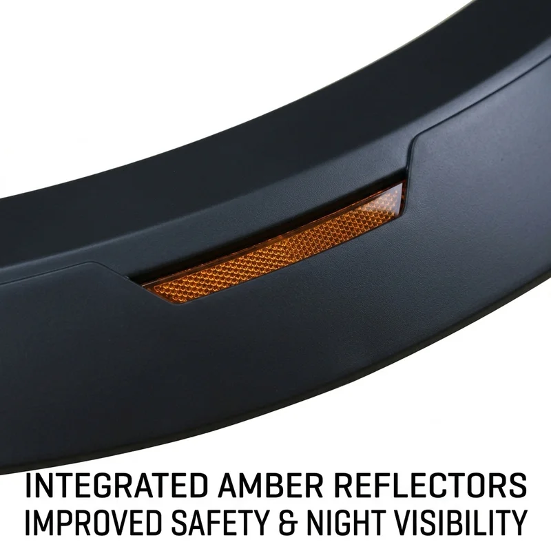 Durable  Series Injection Molded Fender Flares With Reflectors Off‑Road Upgrade Parts Suitable For Ranger T7 T8 Pickup Truc
