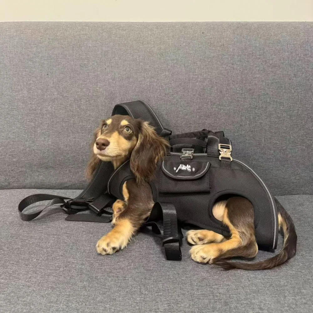 Mochila para perros salchicha – Cómoda y gran capacidad portátil - imagen 3