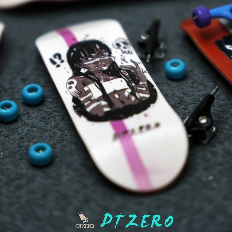 DTZERO プロフェッショナルフィンガースケートボードセット 2.0 木製フィンガースケートおもちゃ初心者のための必須のおもちゃノベルティギャグおもちゃ