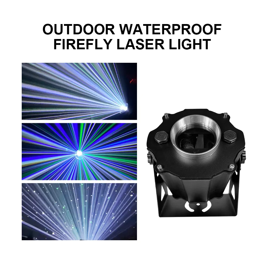 Wasserdichte Outdoor-Glühwürmchen-Beleuchtung mit RGBWY-Mehrfarbeffekt für DJ, Disco, KTV, Bar, Bühne, Hochzeit und Innen-/Außen-Lichtshows