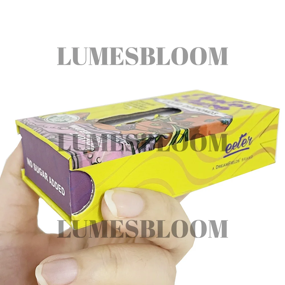 1ml Empty Juice Cart Storage Tank Cardboard Set Clear Window Cartridge Packaging with Childproof Lock Sponge Box Customize
