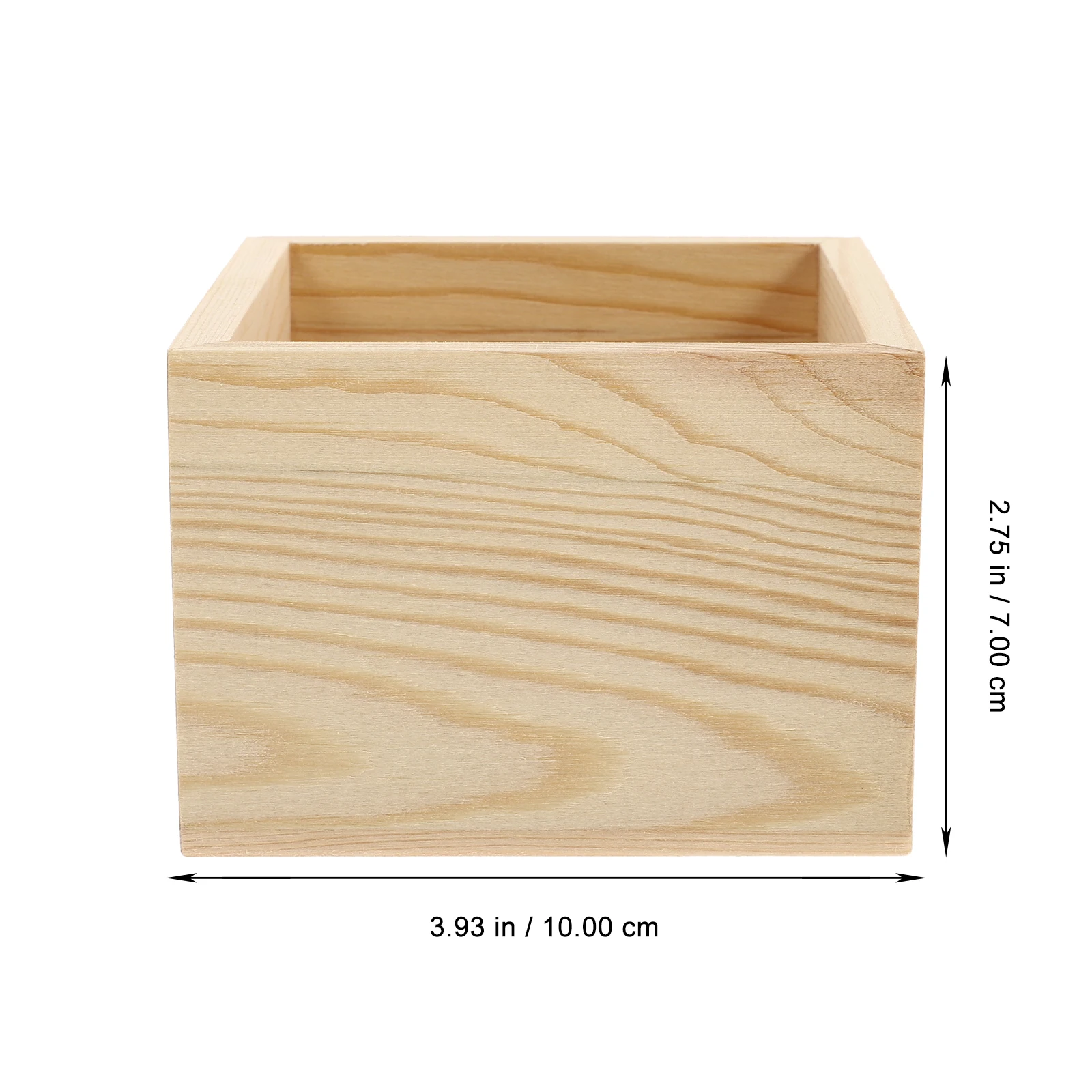 

Food Storage Containers Solid Wood Small Wooden Box Boxes Dining Table for Organizing