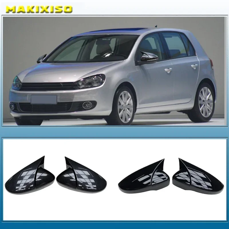 

Крышки зеркал заднего вида для VW MK6 Golf 6 GTI 2009-2013, чехол для зеркал заднего вида, инструменты, держатель, автомобильные аксессуары