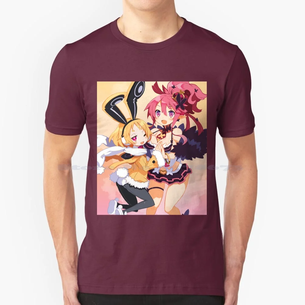 Футболка Disgaea из 100% хлопка, футболка Disgaea 4 Makai Senki Disgaea 2 Disgaea 5 Disgaea 3 Disgaea 1 Killia Angel Vengeance