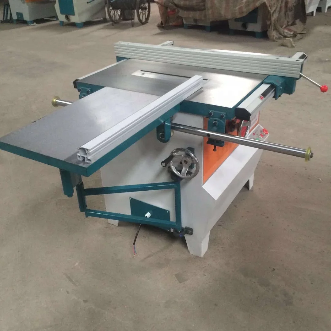 Woodworking panel 45 degree 90 degree sliding table circular cutting off board mobile worktable saw machine for sale