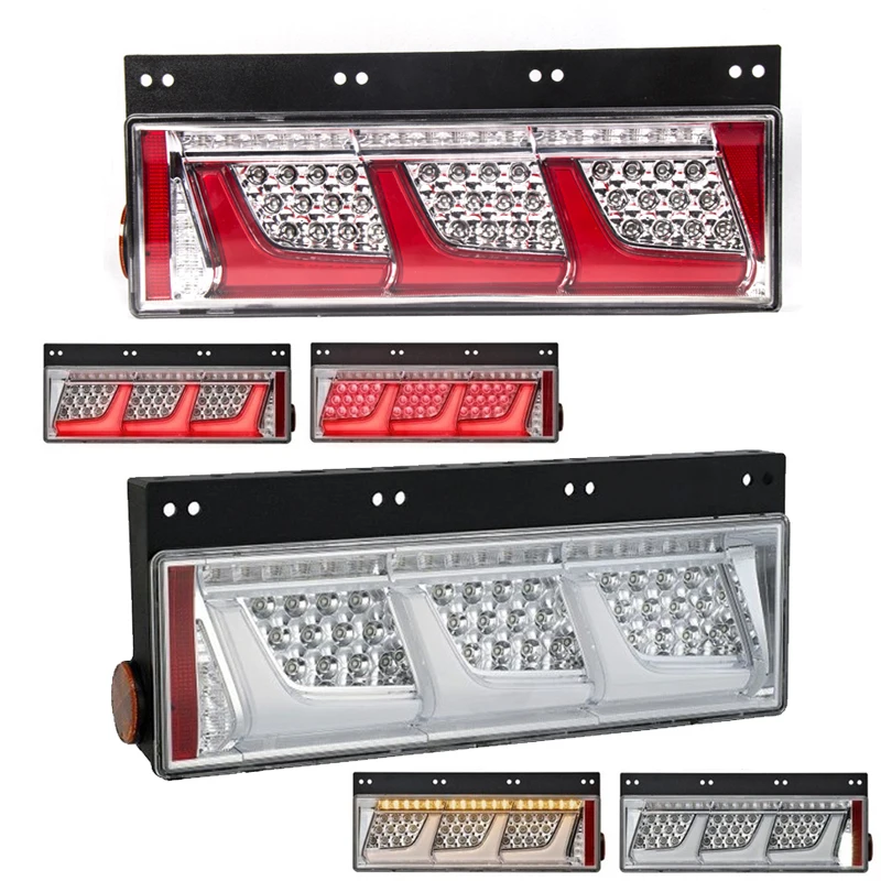 

Truck LED Rear Tail Light Warning Lights Stop Brake Indicator Lamp Truck Trailer Caravans For Hino Isuzu Mitsubishi UD