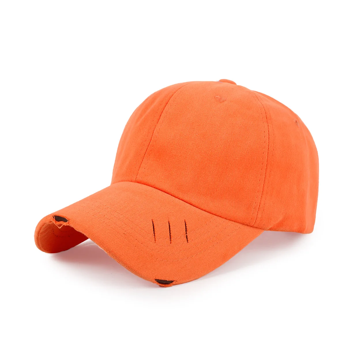 Op maat bedrukt logo Nieuwe Break Hole Baseball Cap Zonbescherming en schaduw Outdoor vrijetijdssport Eendenbek Hoed