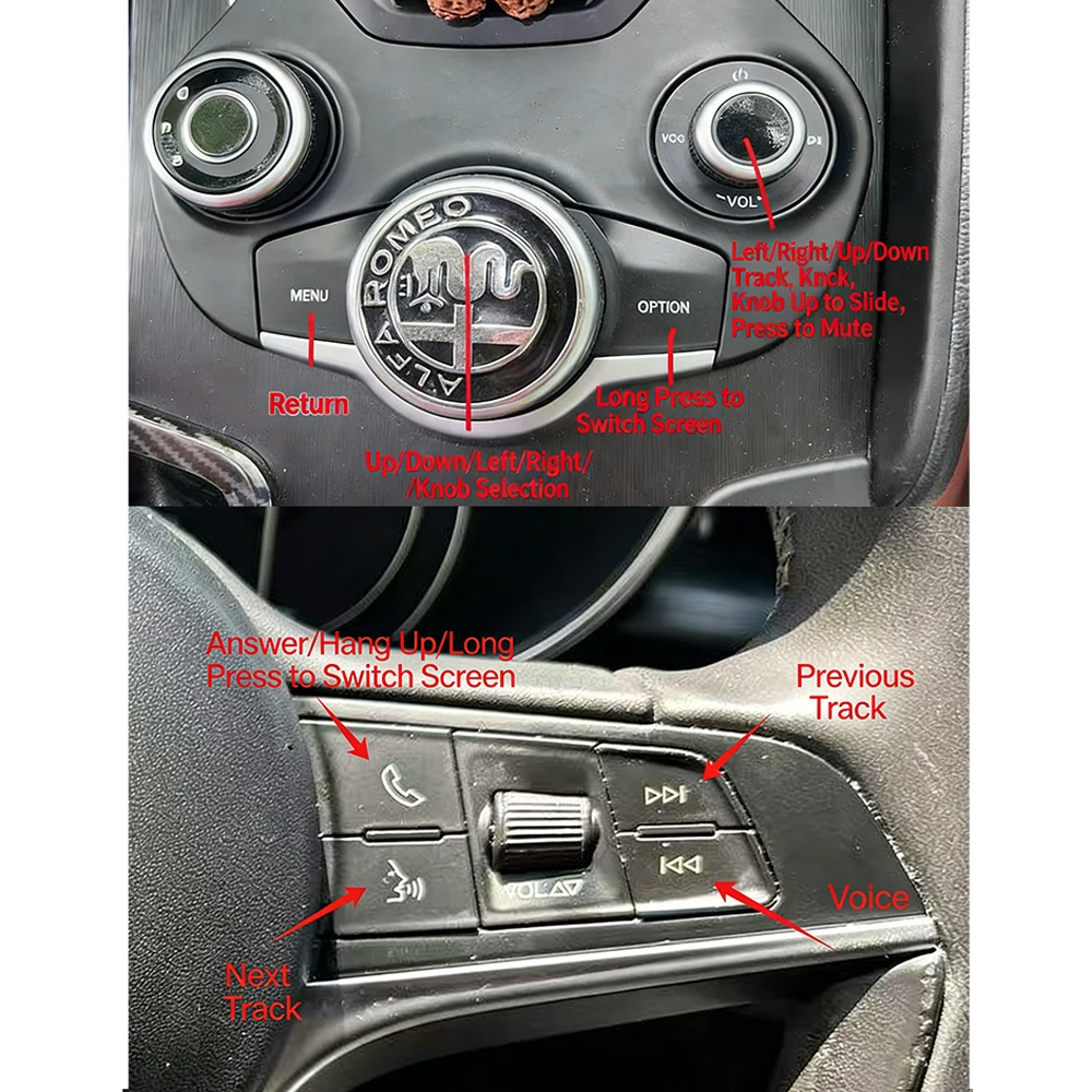 AUTOTOP Wireless Carplay Android Auto Models Funktionsbox für Alfa Romeo Stelvio & Giulia 2017–2019, kompatibel mit OEM-Kamera – Detail 2