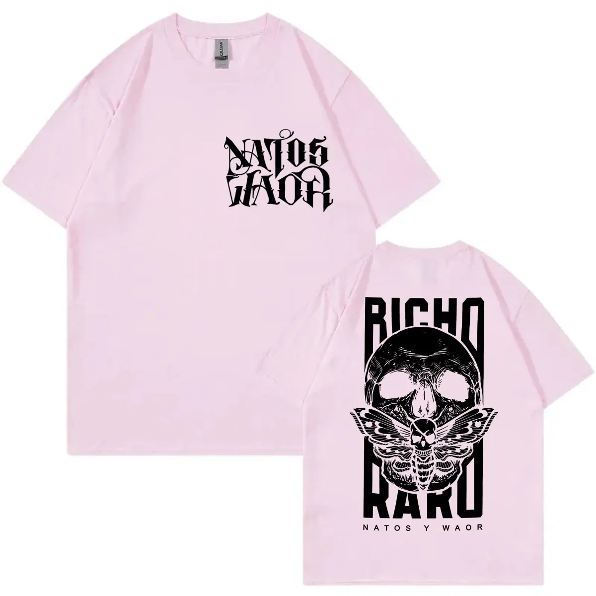 Rapper Natos Y Waor Merch T-shirt Harajuku Hip Hop Short Sleeve T-shirts Men Women Clothing Gothic Fashion T Shirts Streetwear