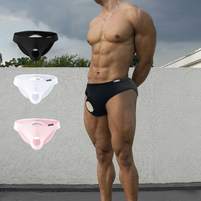 

Модные мужские треугольные брюки с низкой талией, однотонные брюки, спортивные подтягивающие ягодицы, U-образная выпуклая мужская нижнее белье с низкой талией