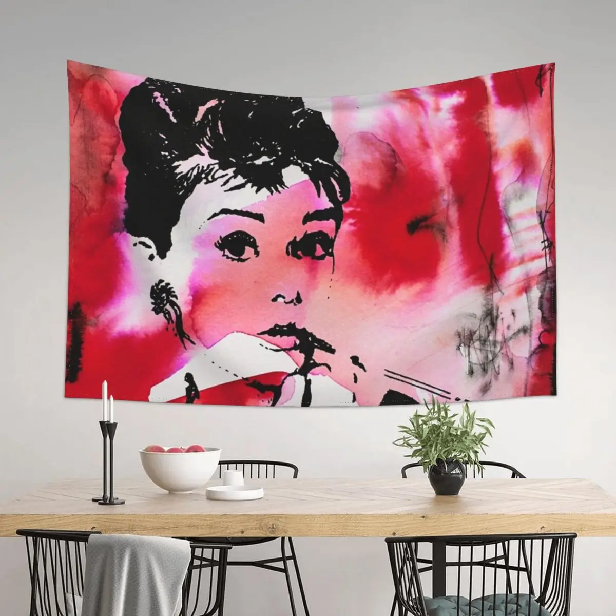 

Audrey Hepburn Tapestry Bedrooms Decor Cute Decor Wall Decoration Items Tapestry